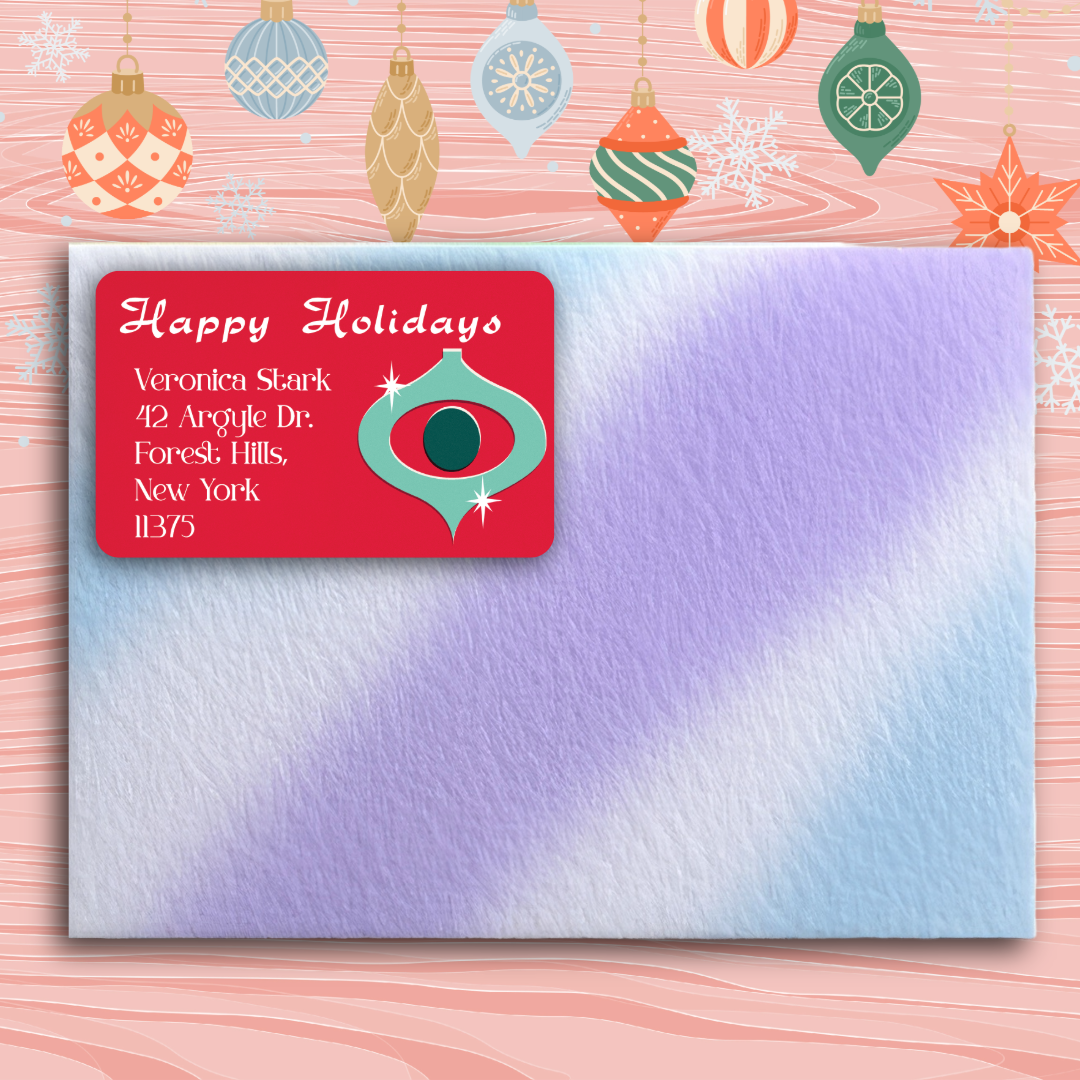 Funky Christmas Labels