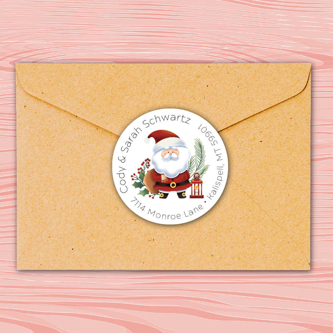 Santa Labels