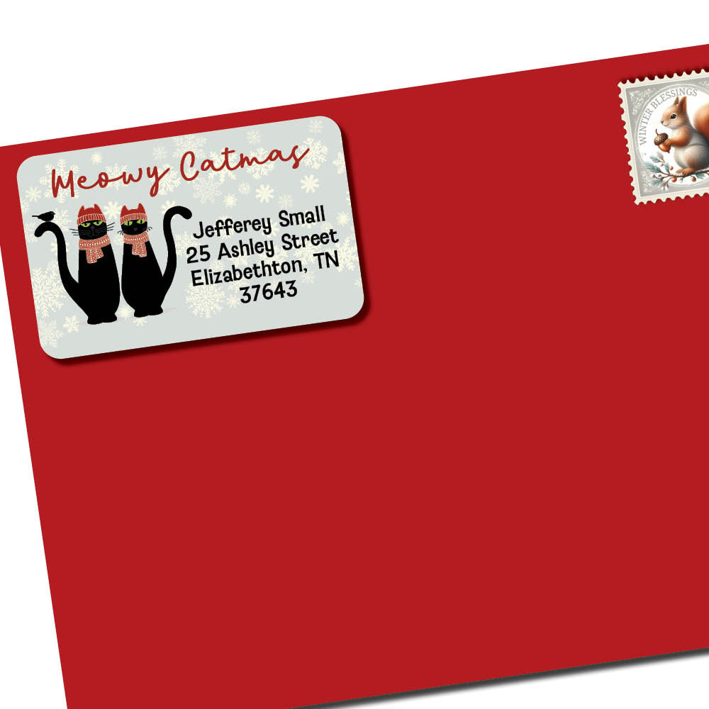 Meowy Catmas ~ Holiday Cats Vintage Retro Cats