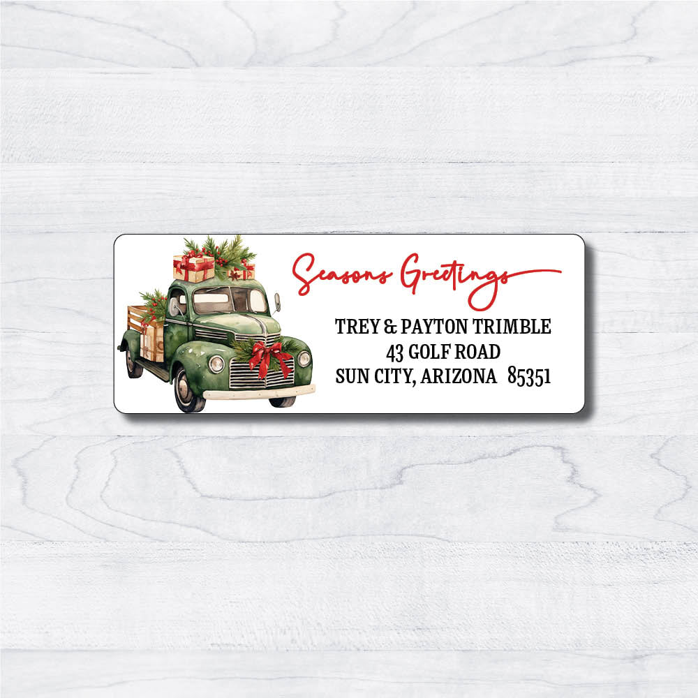 antique-truck-christmas-return-address-labels-stella-s-stickers-cards