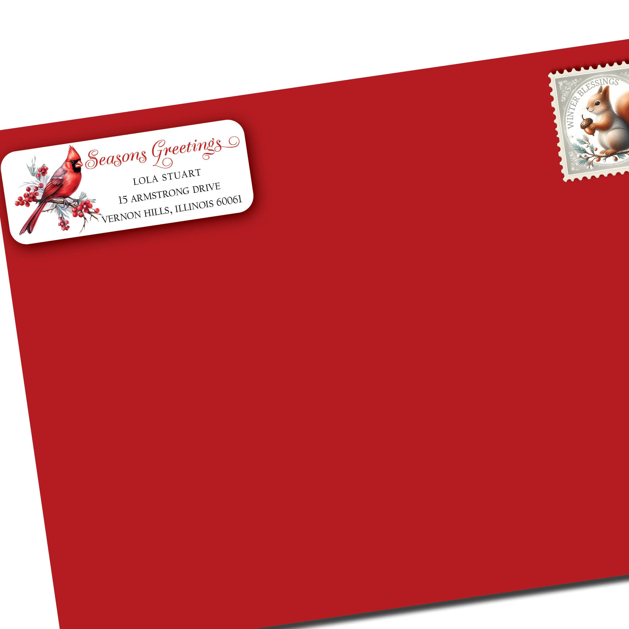 Cardinal Return Address Labels