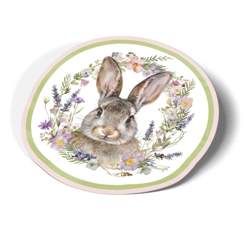 Bunny Easter Weatherproof Sticker Vinyl Decal