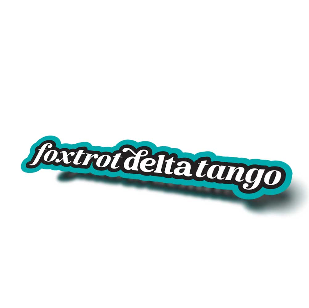 "Foxtrot Delta Tango" Anti-Trump Vinyl Sticker Weatherproof Decal