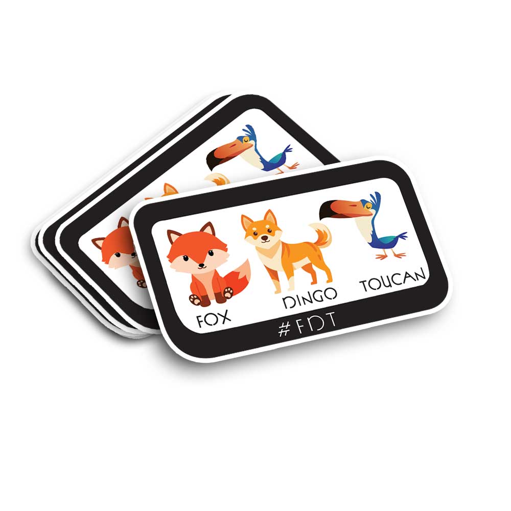 Fox, Dingo, Toucan Anti-Trump Sticker Vinyl Decal Weatherproof