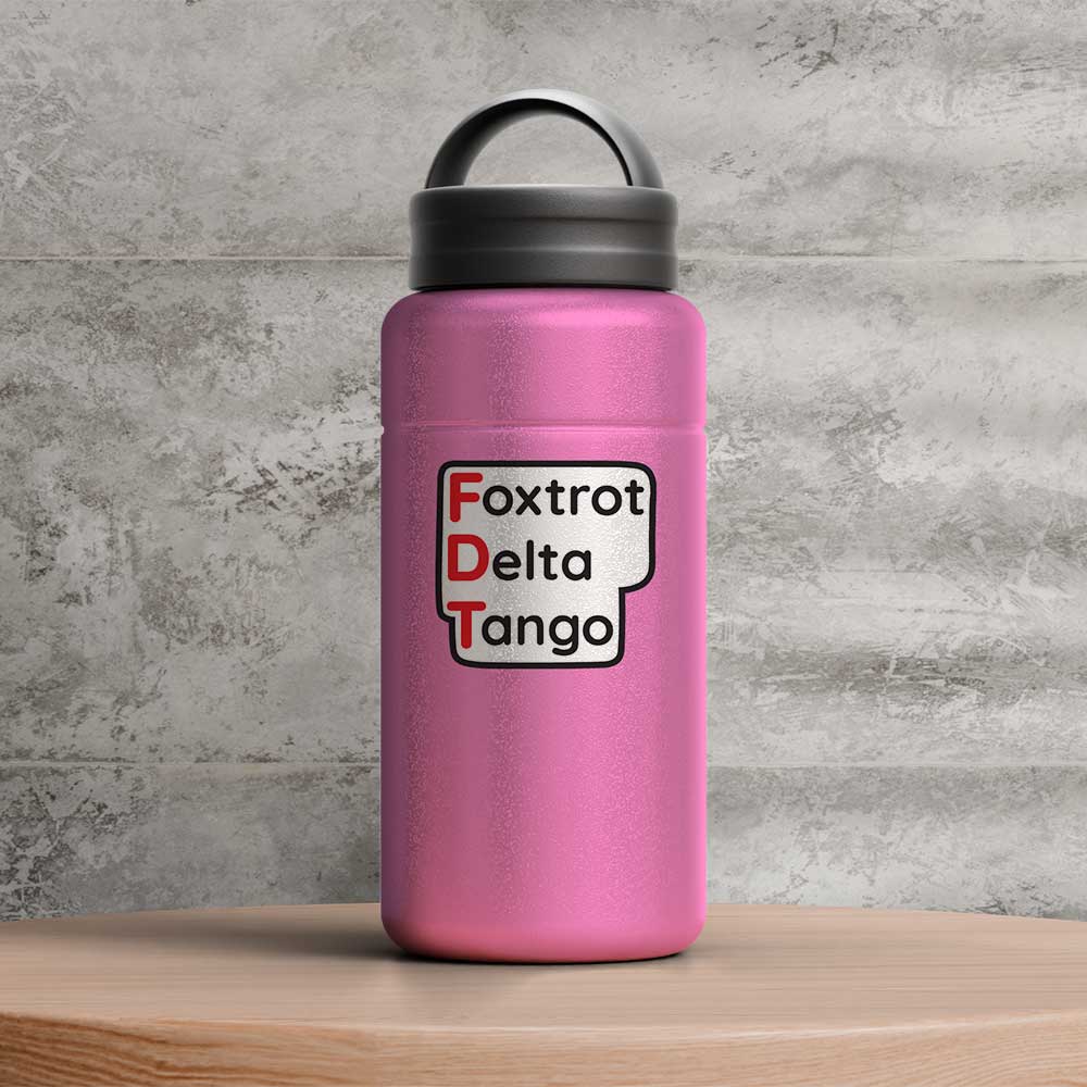 Foxtrot Delta Tango Anti-Trump Sticker Vinyl Decal Weatherproof