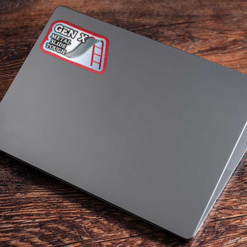 Gen X Metal Slide Sticker