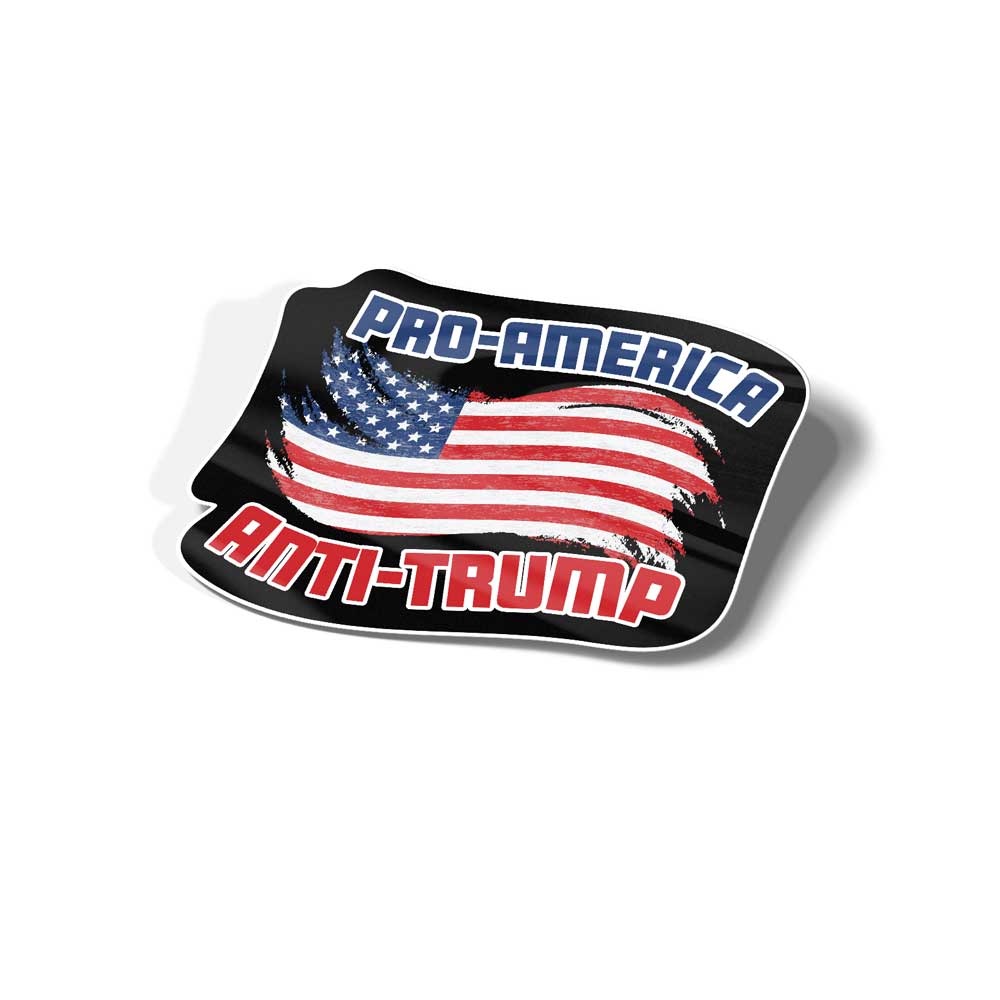 Pro America Anti Trump Sticker Vinyl Decal