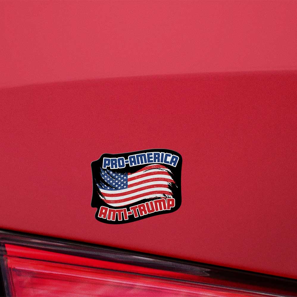 Pro America Anti Trump Sticker Vinyl Decal