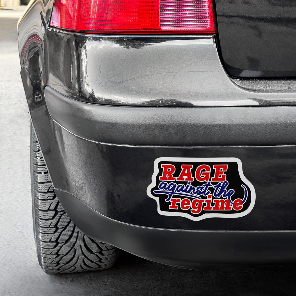 Rage Against the Regime Anti-Trump Vinyl Decal Weatherproof Sticker