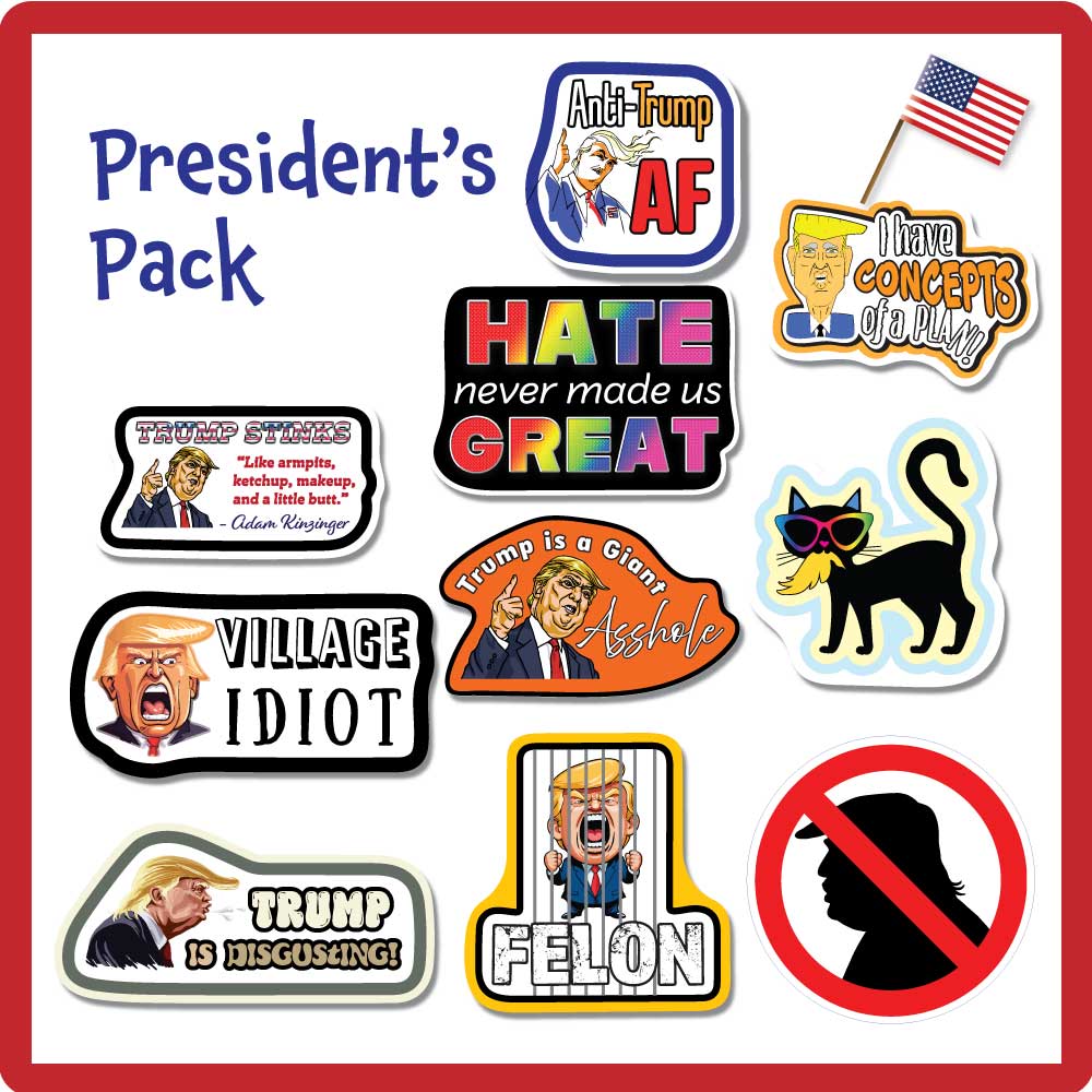 Anti-Trump Sticker Pack