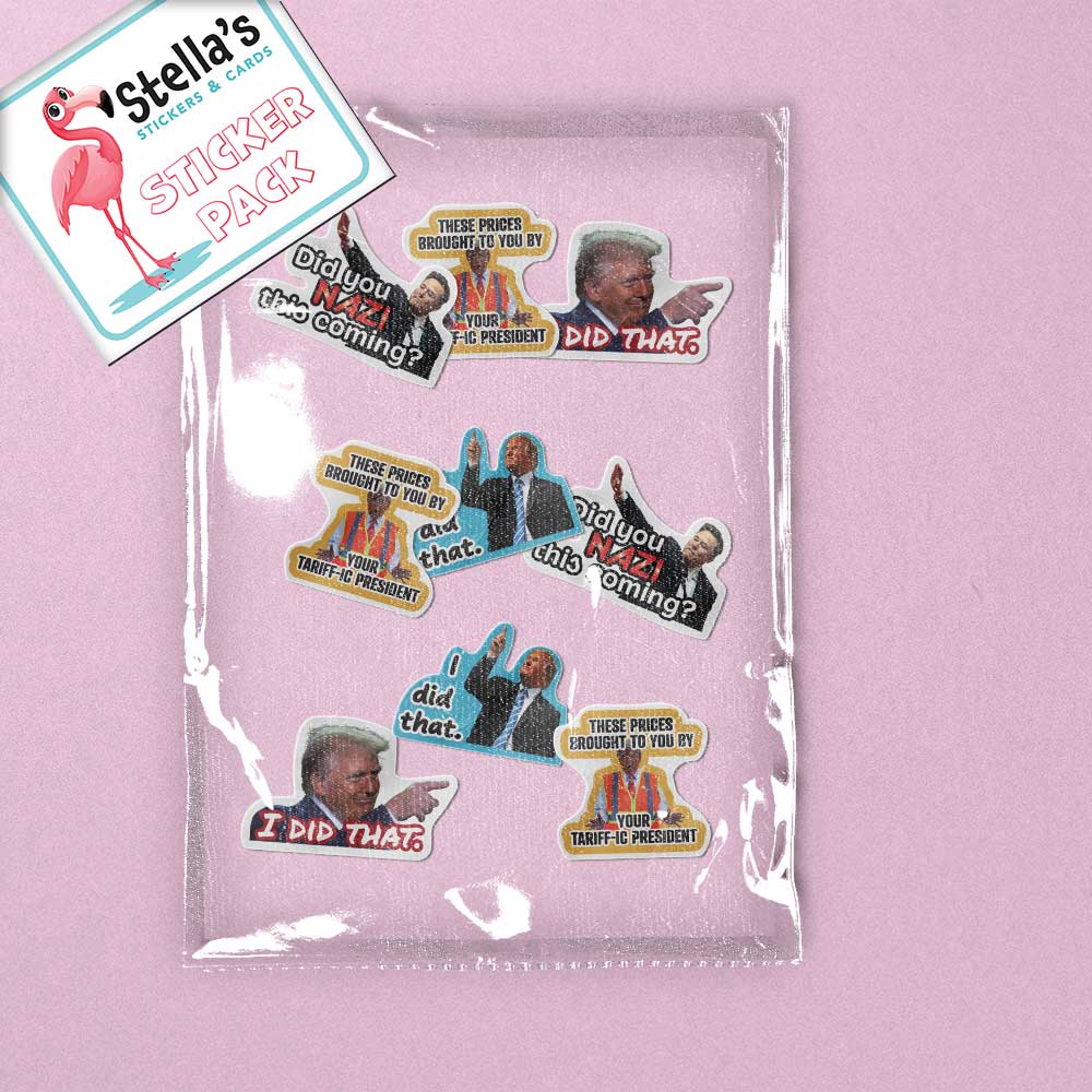 "I Did That" Trumpack - Small Stickers for Trolling Mini Sticker Pack