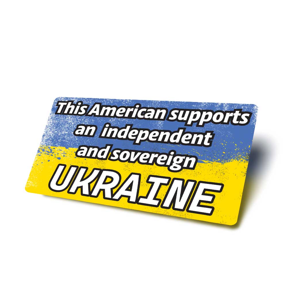 Ukraine Support Vinyl Sticker Weatherproof Decal