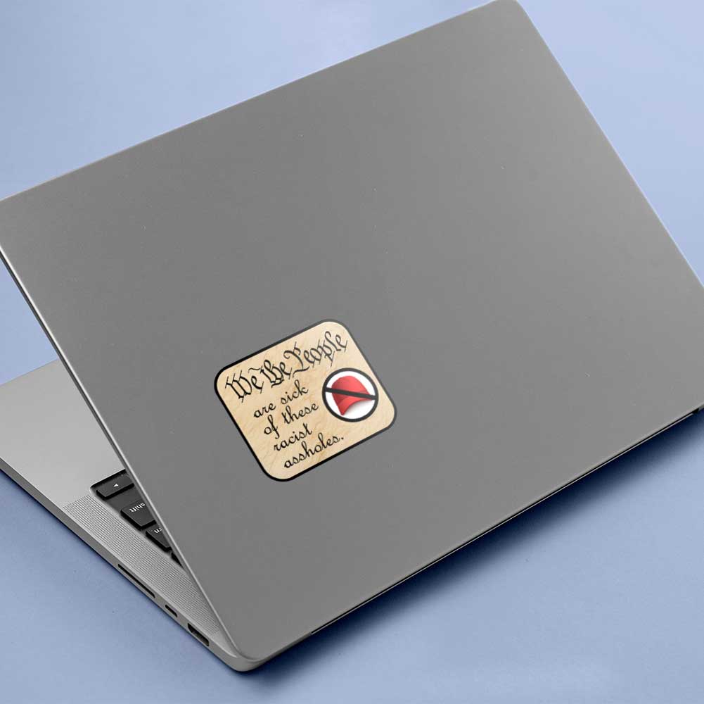 We the People Anti-Maga Vinyl Decal Weatherproof Sticker Anti-Trump