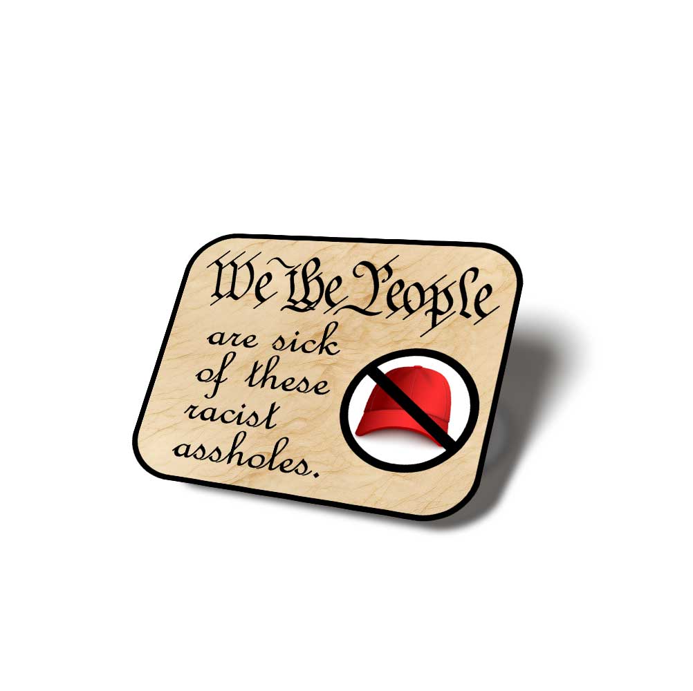 We the People Anti-Maga Vinyl Decal Weatherproof Sticker Anti-Trump