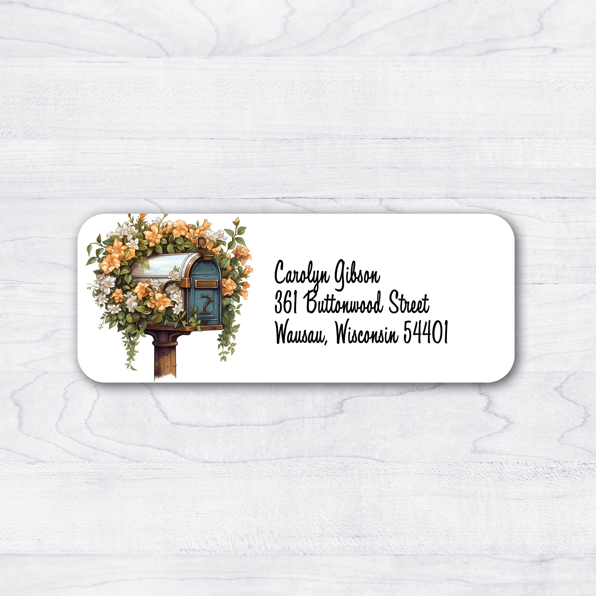 Country Mailbox Return Address Labels