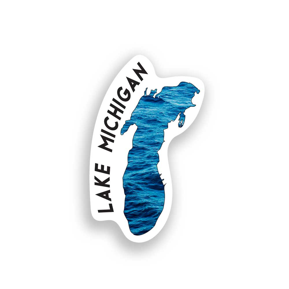 Lake Michigan Vinyl Die Cut Sticker