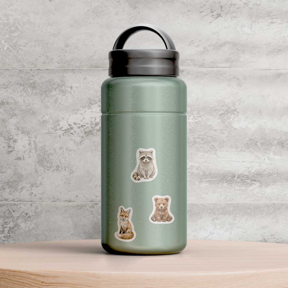 Forest Animal Sticker Sheet | Vinyl Stickers