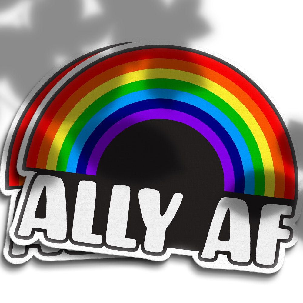 Ally of LGBTQIA+ PRIDE vinyl sticker decal