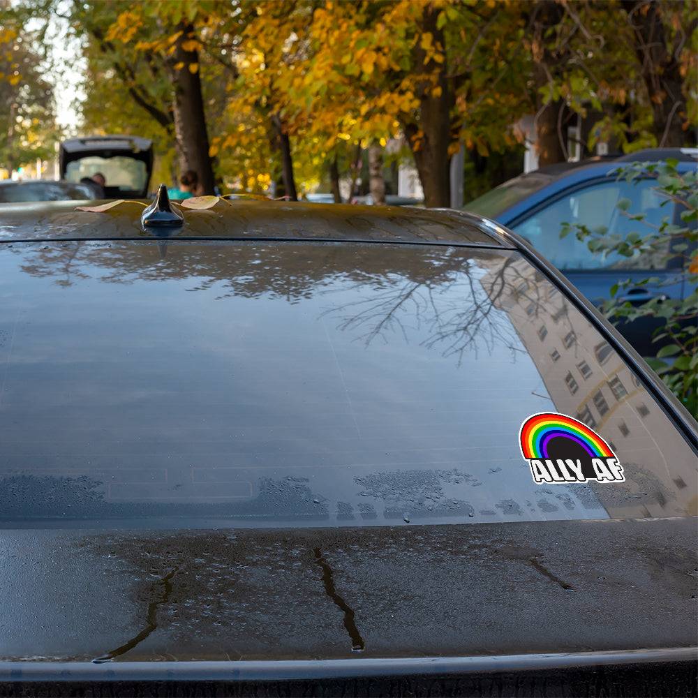 Ally of LGBTQIA+ PRIDE vinyl sticker decal