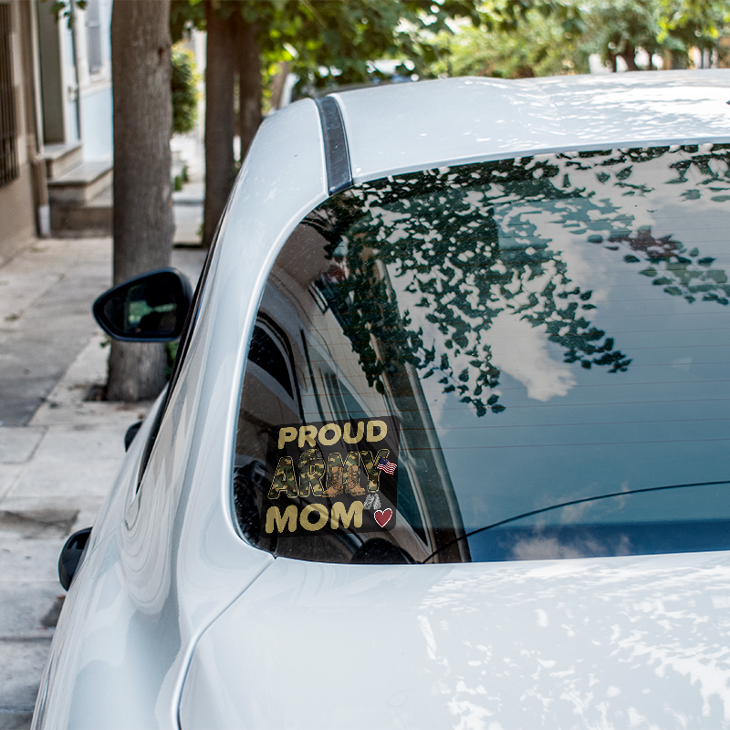 Army Mom Vinyl Sticker