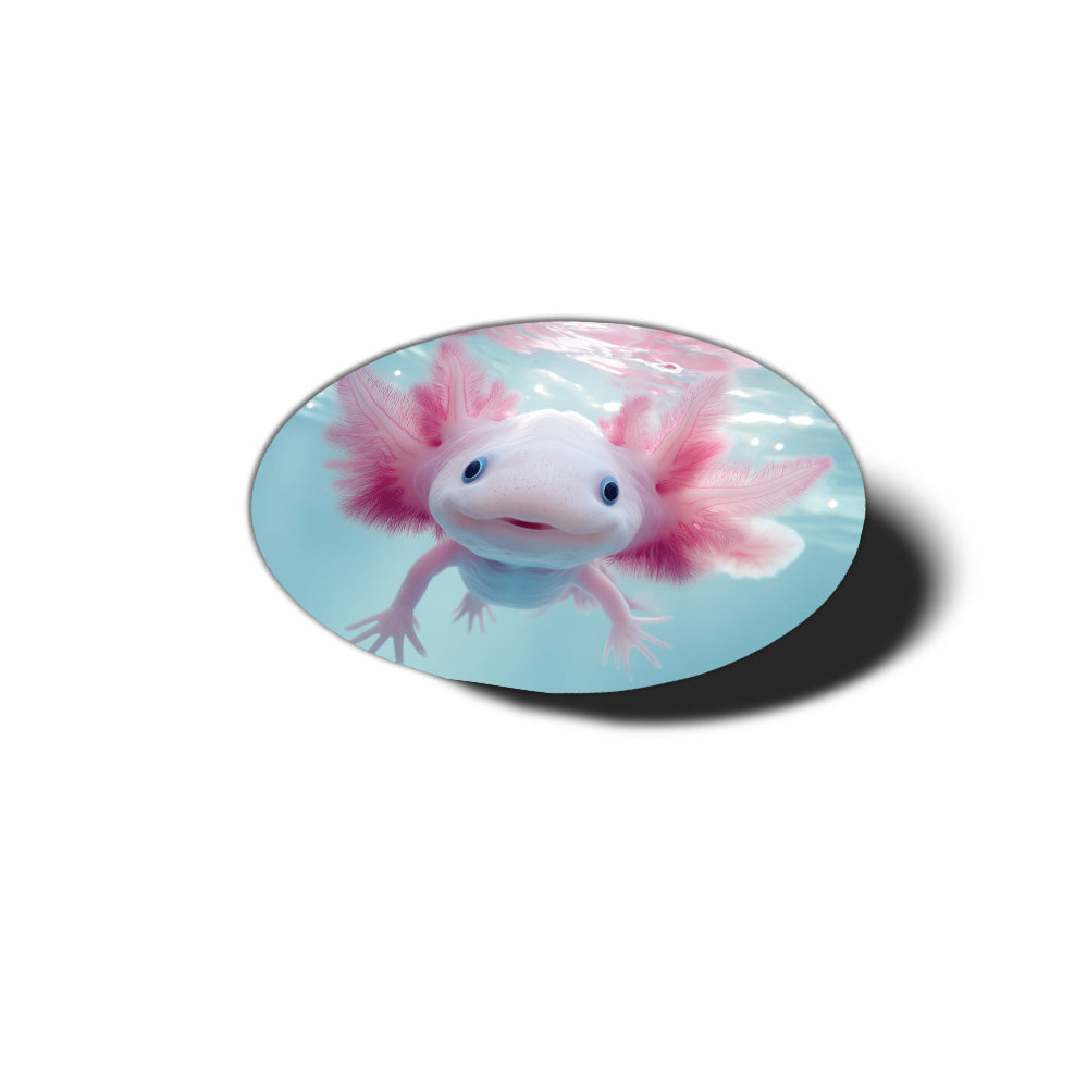 Axolotl Underwater Sticker