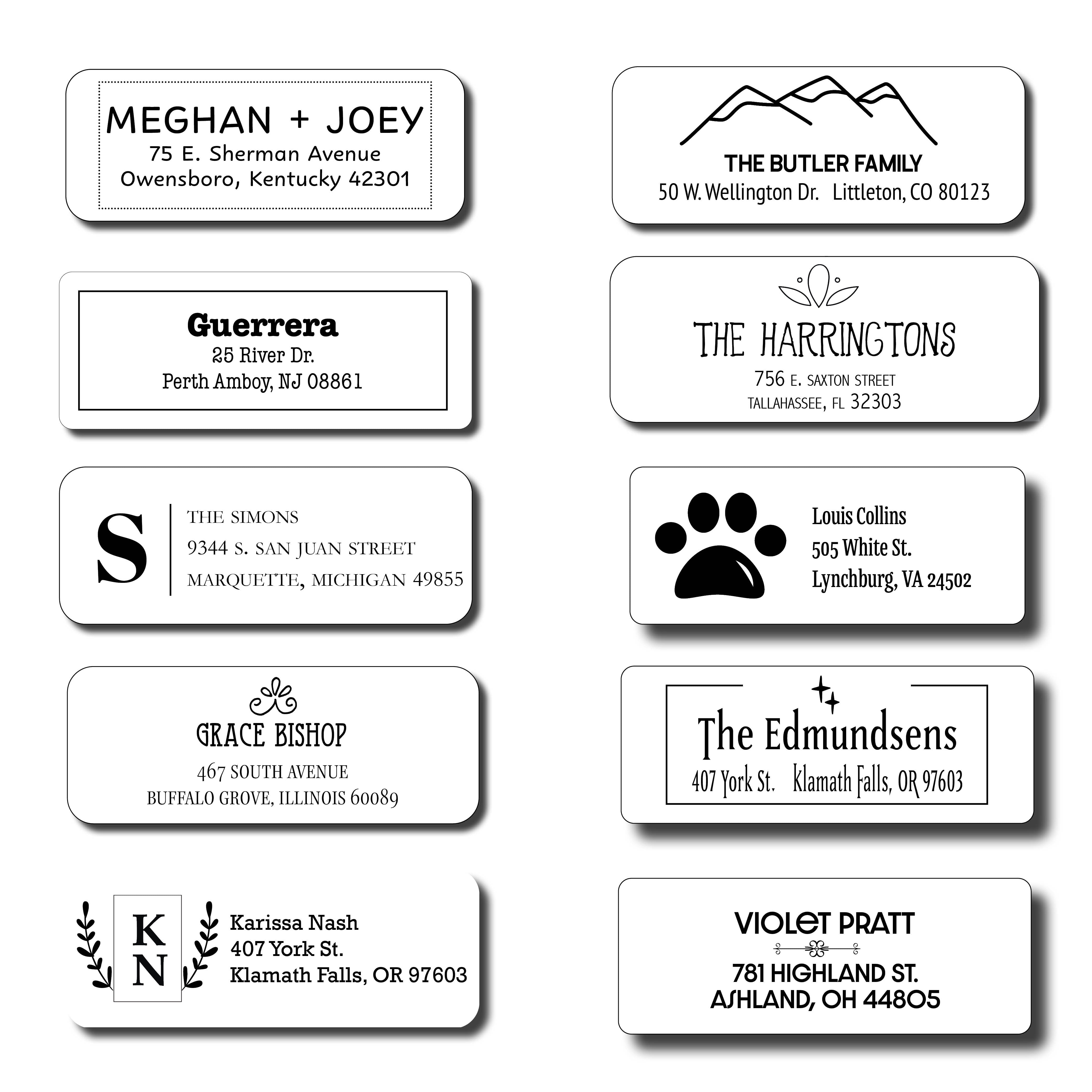 Basic Return Address Labels