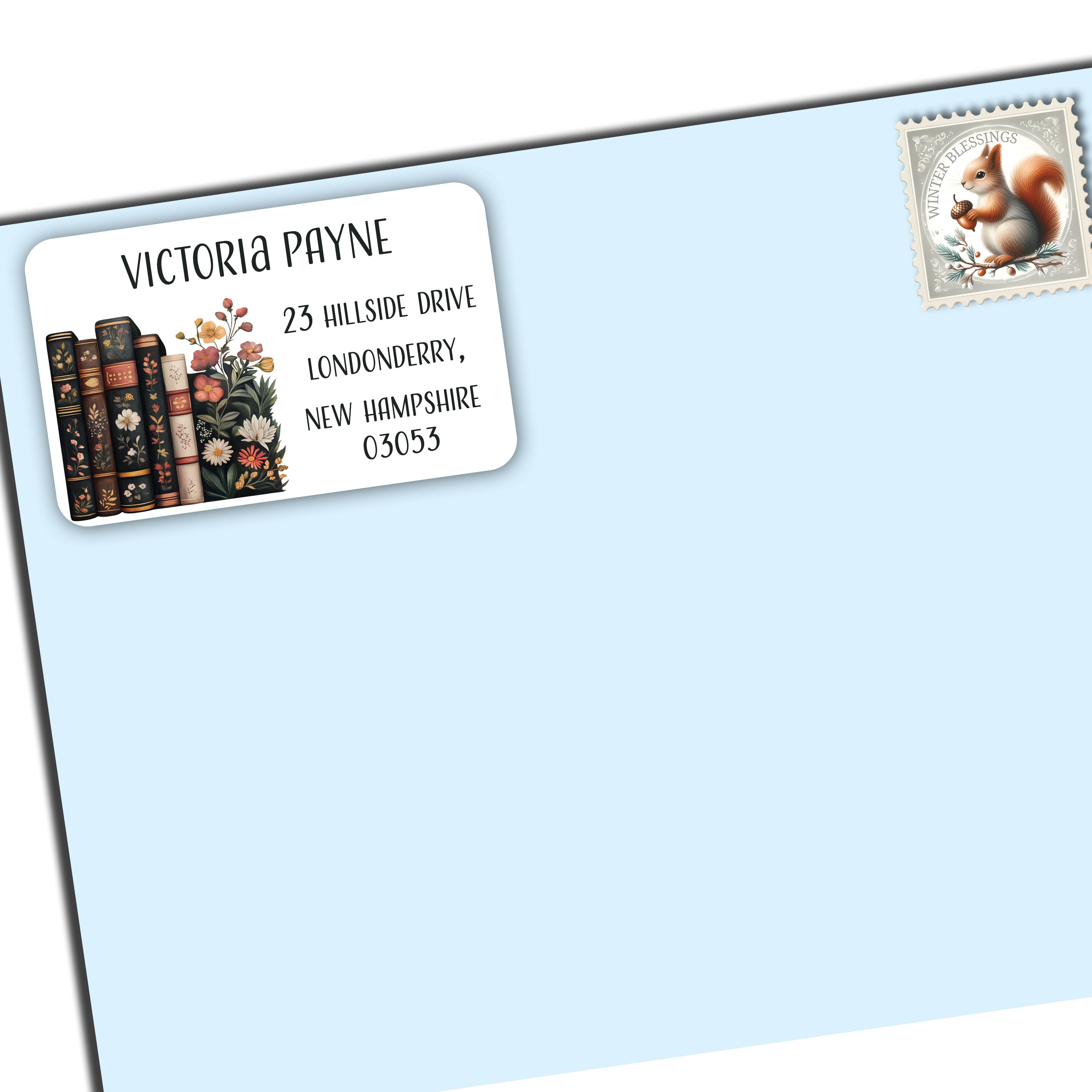 Bookish Return Address Labels