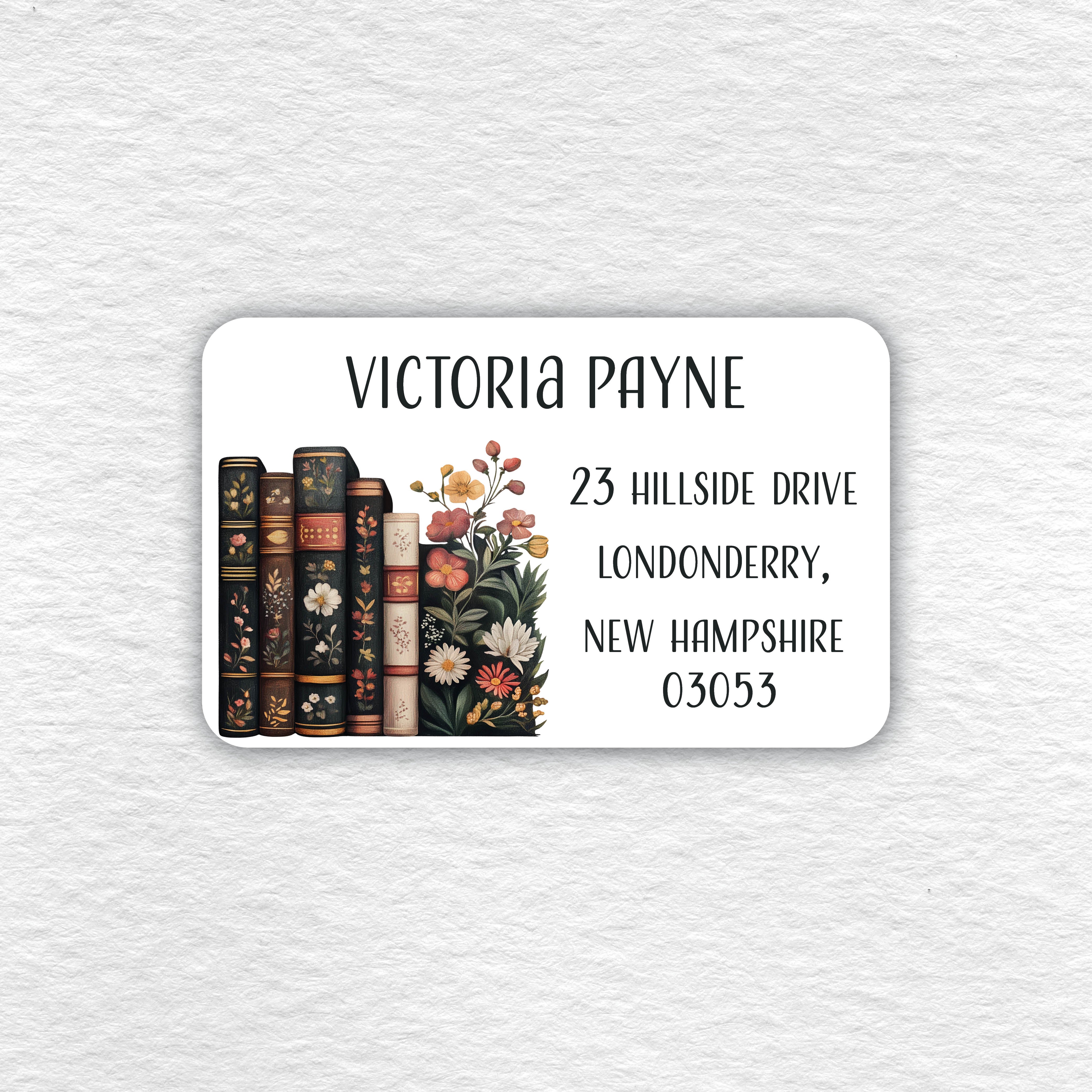 Bookish Return Address Labels
