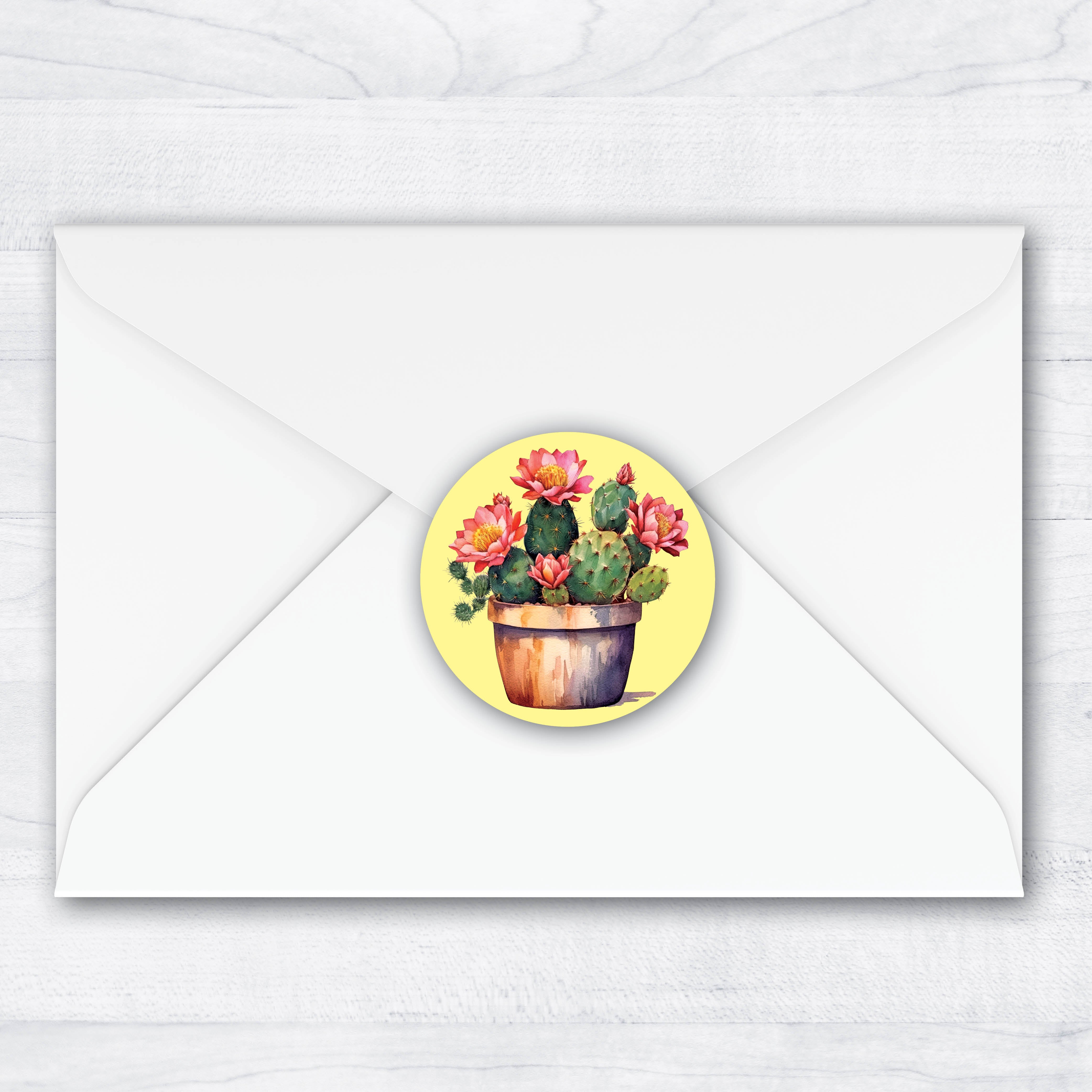 Succulent Envelope Seals