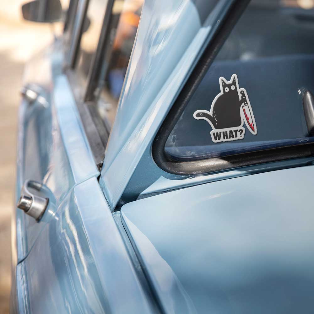 Murderous Cat with Knife