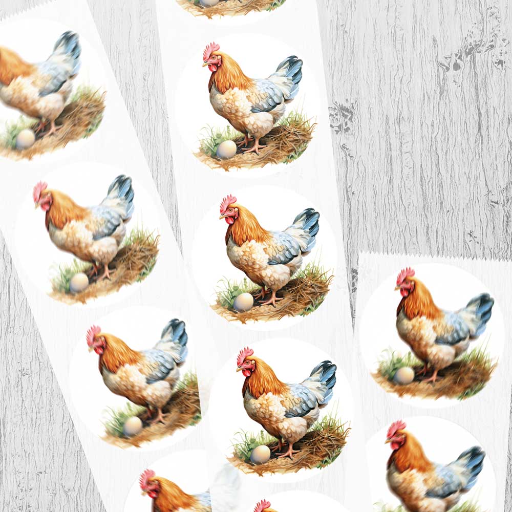 Rural Scene Personal Notecards with Matching Seal