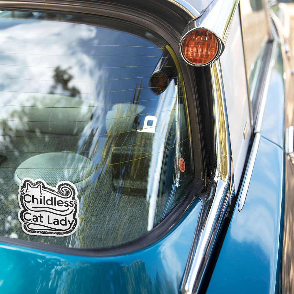 Childless Cat Lady Vinyl Sticker Decal