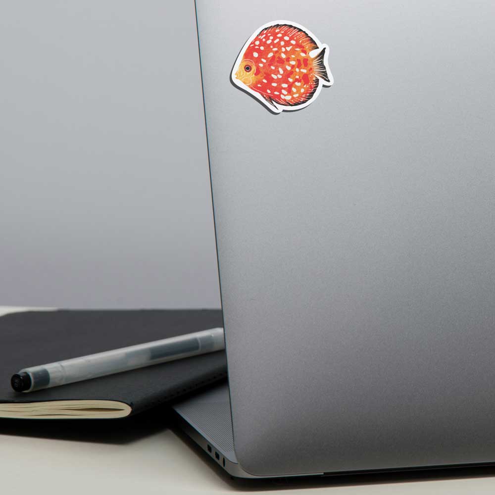 Discus Fish Vinyl Decal Weatherproof Sticker