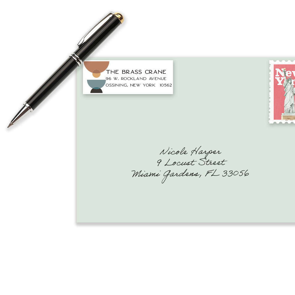 Mystic Bowls Return Address Labels