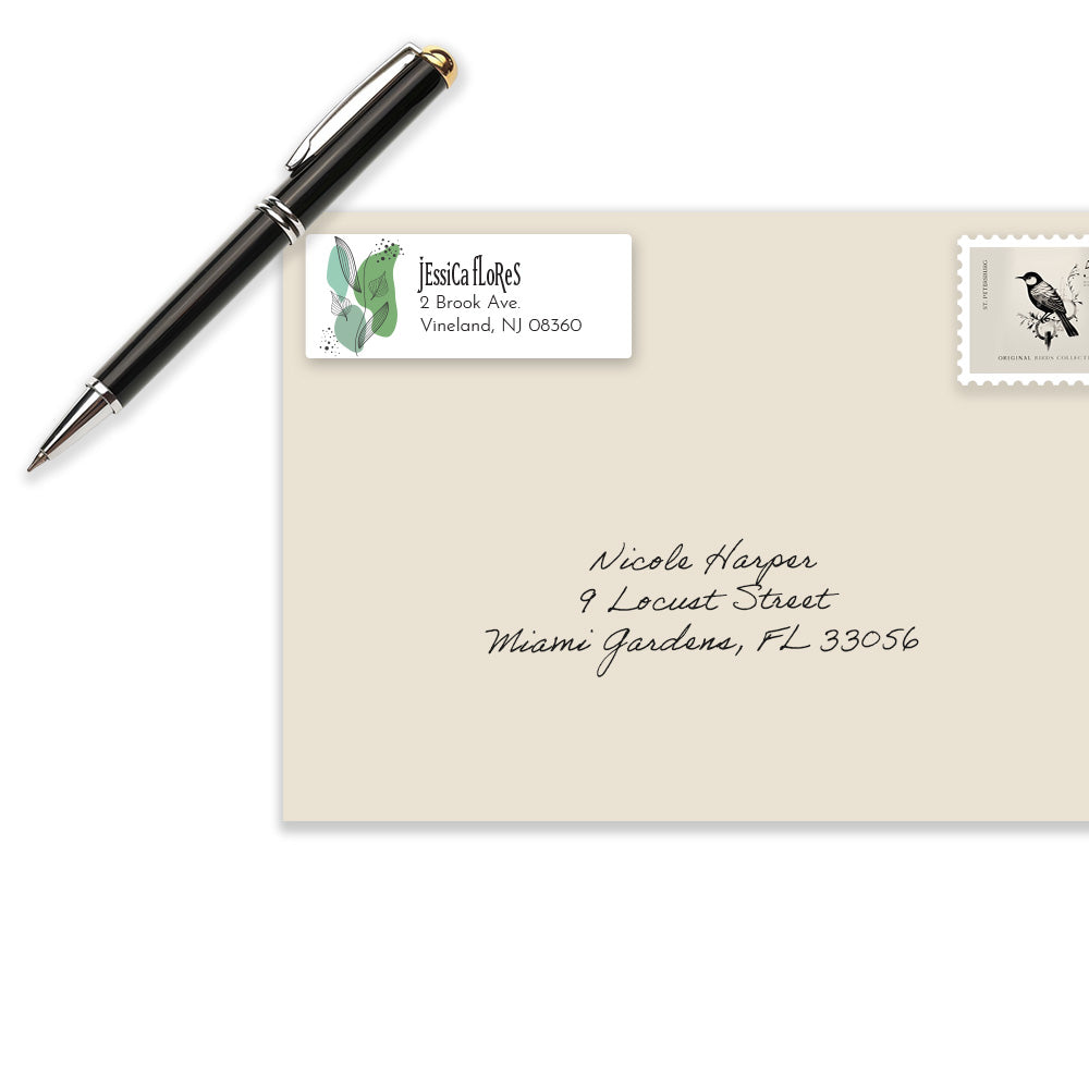 Plant Life Return Address Labels