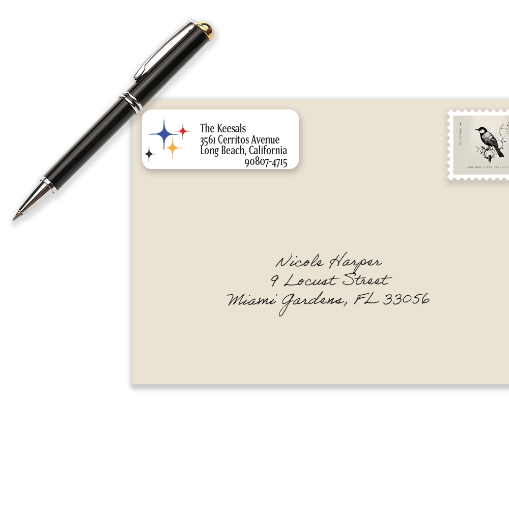 Primary Stars Return Address Labels