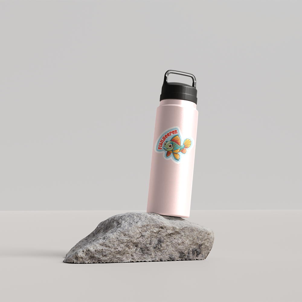 Fishkeeper Vinyl Decal Weatherproof Sticker