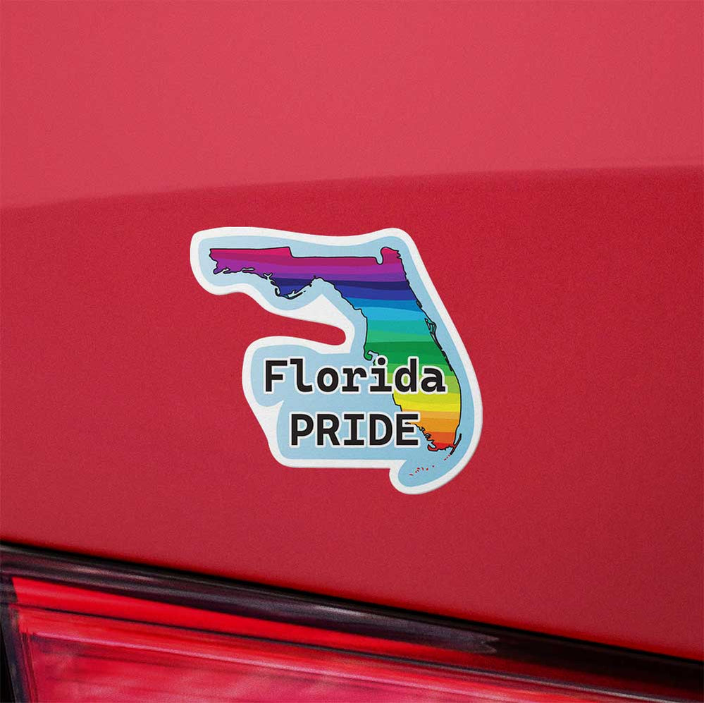 Florida Pride State Sticker Vinyl Decal