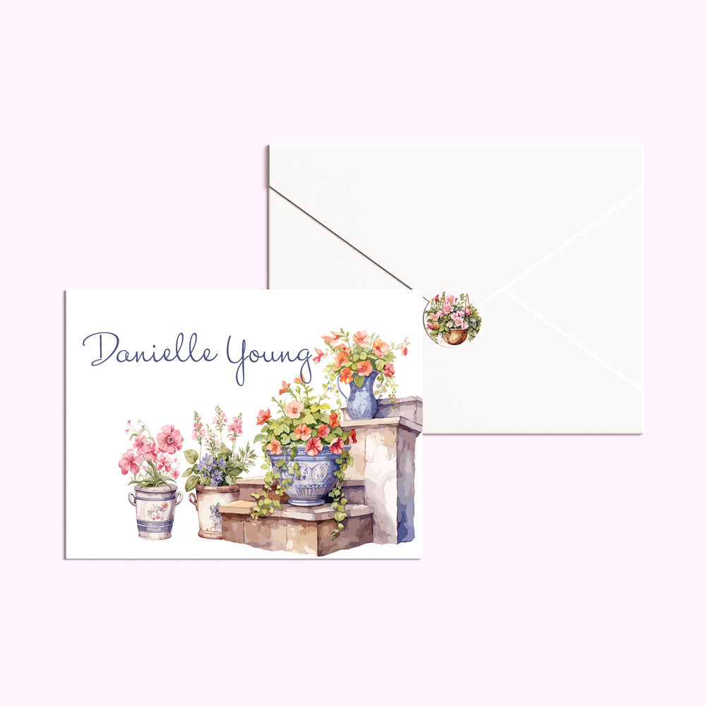 Front Porch Notecards with Matching Seals