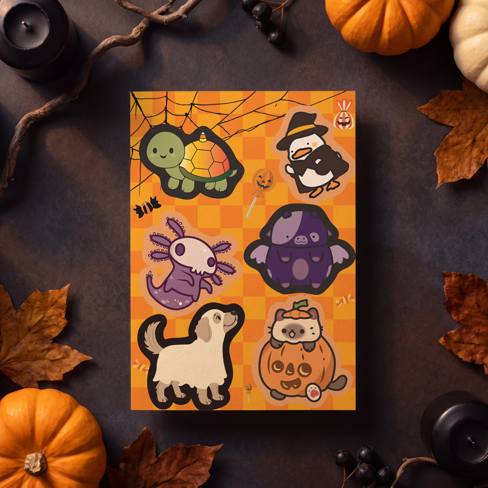 Halloween Sticker Sheet