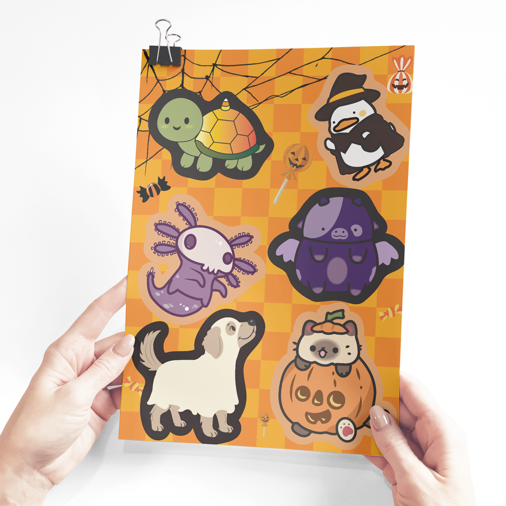 Halloween Sticker Sheet