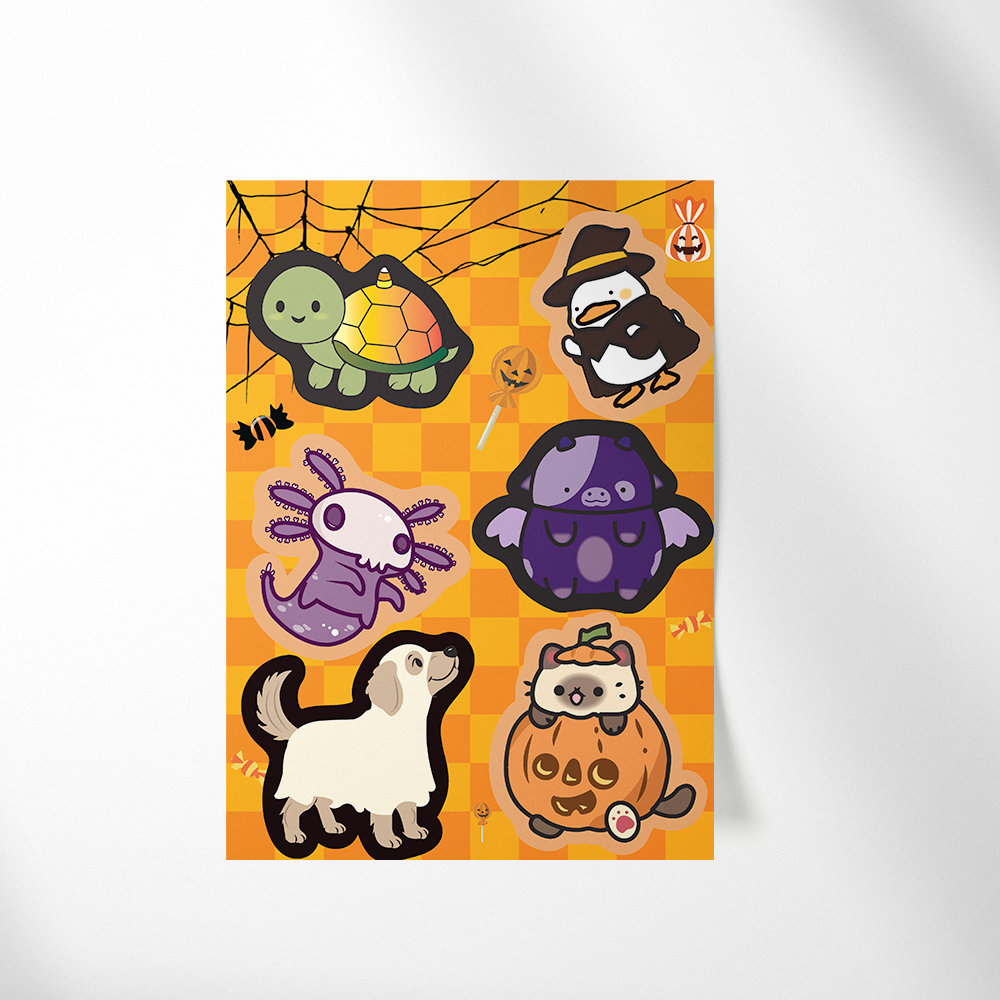 Halloween Sticker Sheet