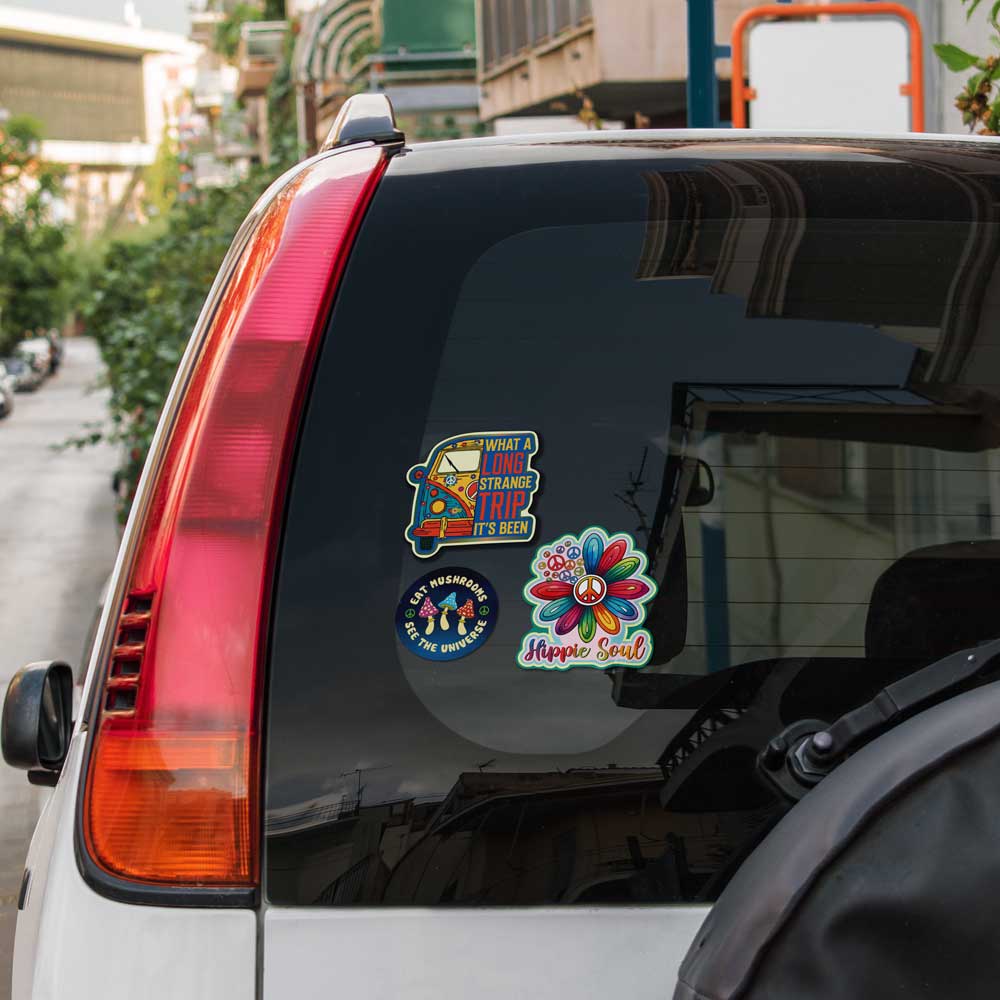 Hippie Sticker 7-Pack