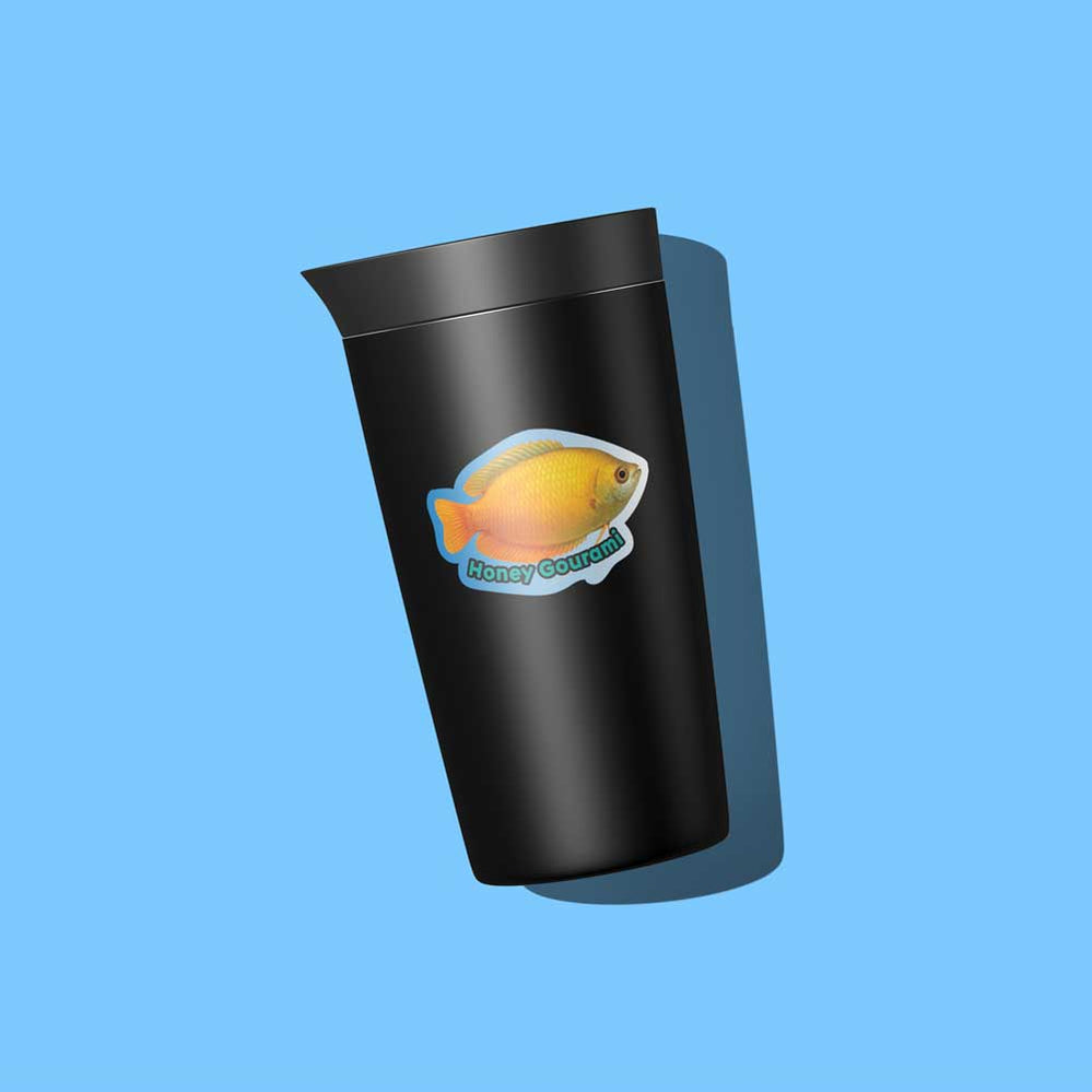 Honey Gourami Fish Vinyl Decal Weatherproof StickeR