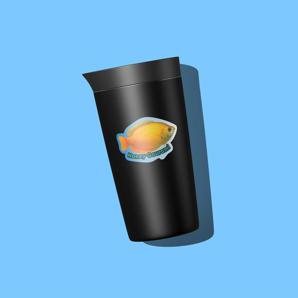 Honey Gourami Fish Vinyl Decal Weatherproof StickeR