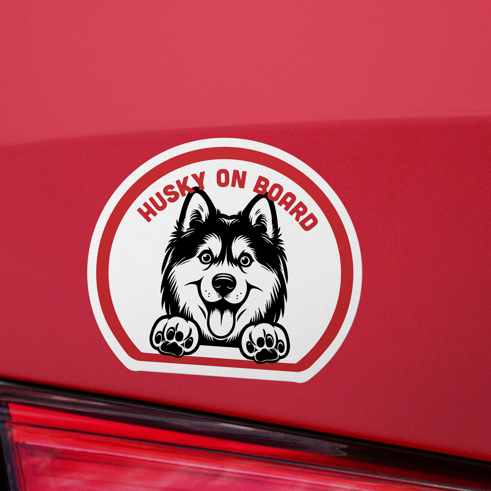 Husky - Siberian Husky Dog Vinyl Decal