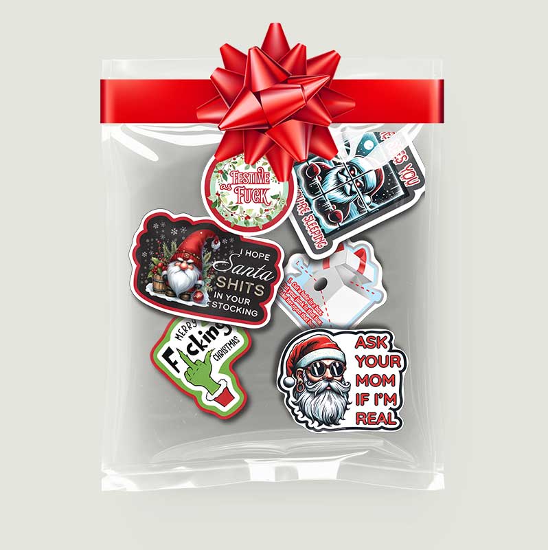 Irreverent Xmas Sticker Pack