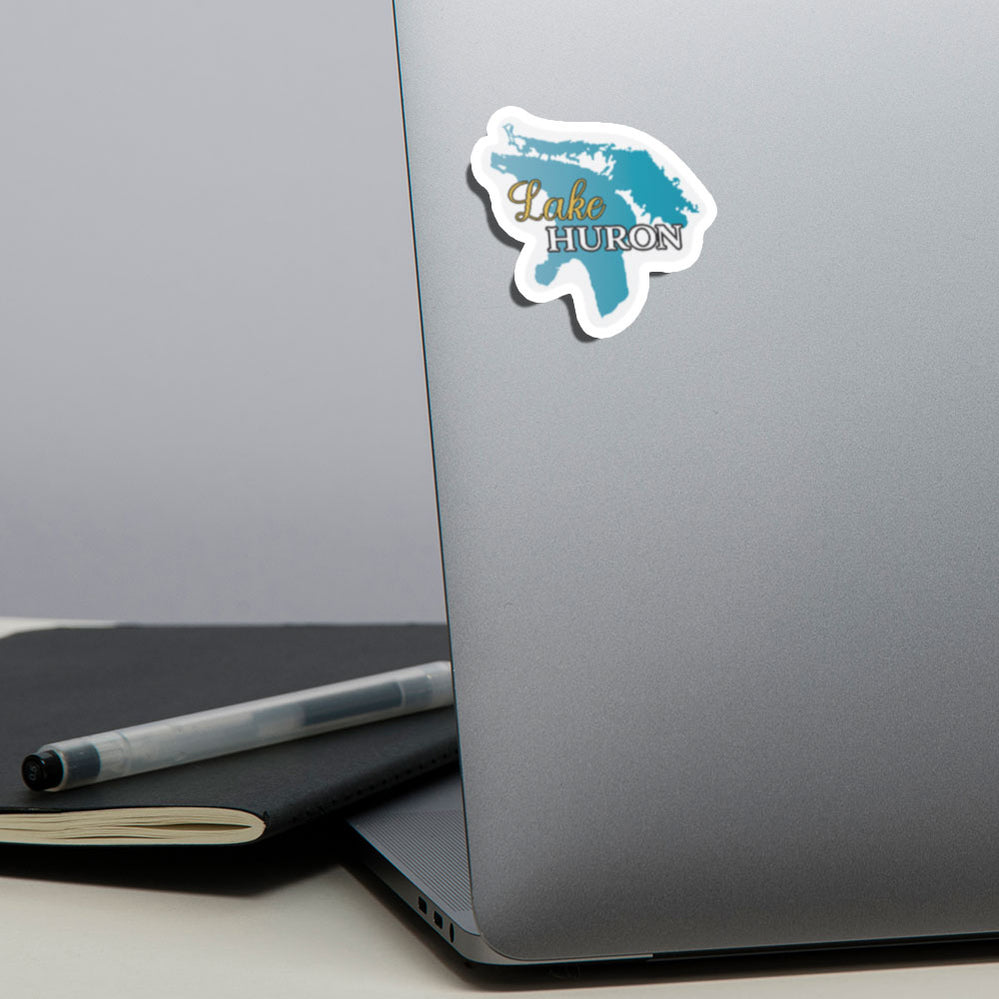 Lake Huron Die Cut Sticker