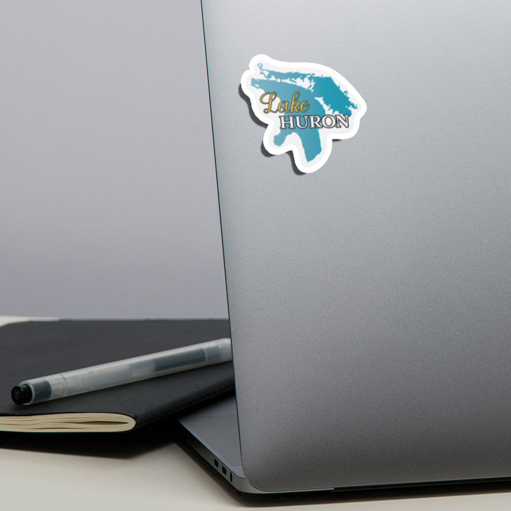 Lake Huron Die Cut Sticker