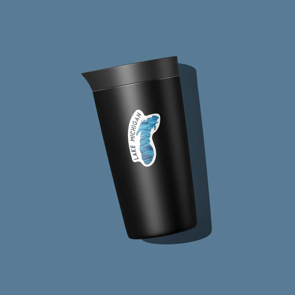 Lake Michigan Vinyl Die Cut Sticker